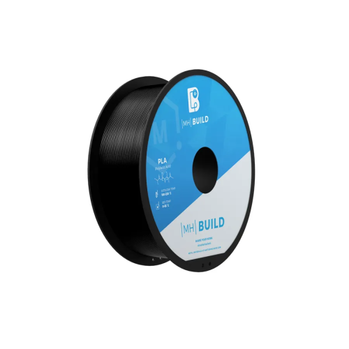 Black MH Build Series PLA Filament - 1.75mm (1kg) Black MH Build Series PLA Filament - 1.75mm (1kg)